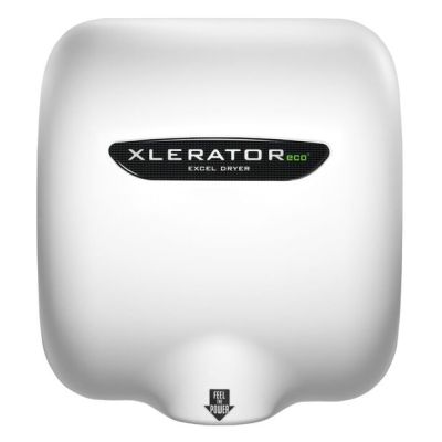 XleratorÂ® Excel ECO 500w Hand Dryer with White Polymer Cover
