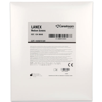 LANEX Medium Intensifying Screen 15 x 30cm Green Sensitive 