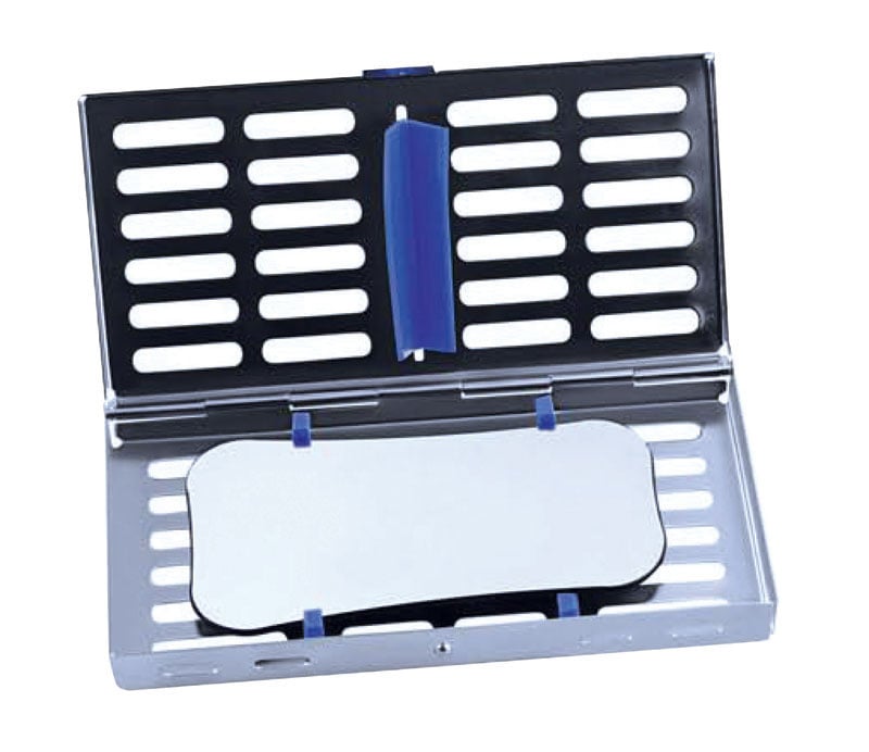 Photographic Mirrors Sterilisation Cassette Small  (Holds one photographic mirror) 