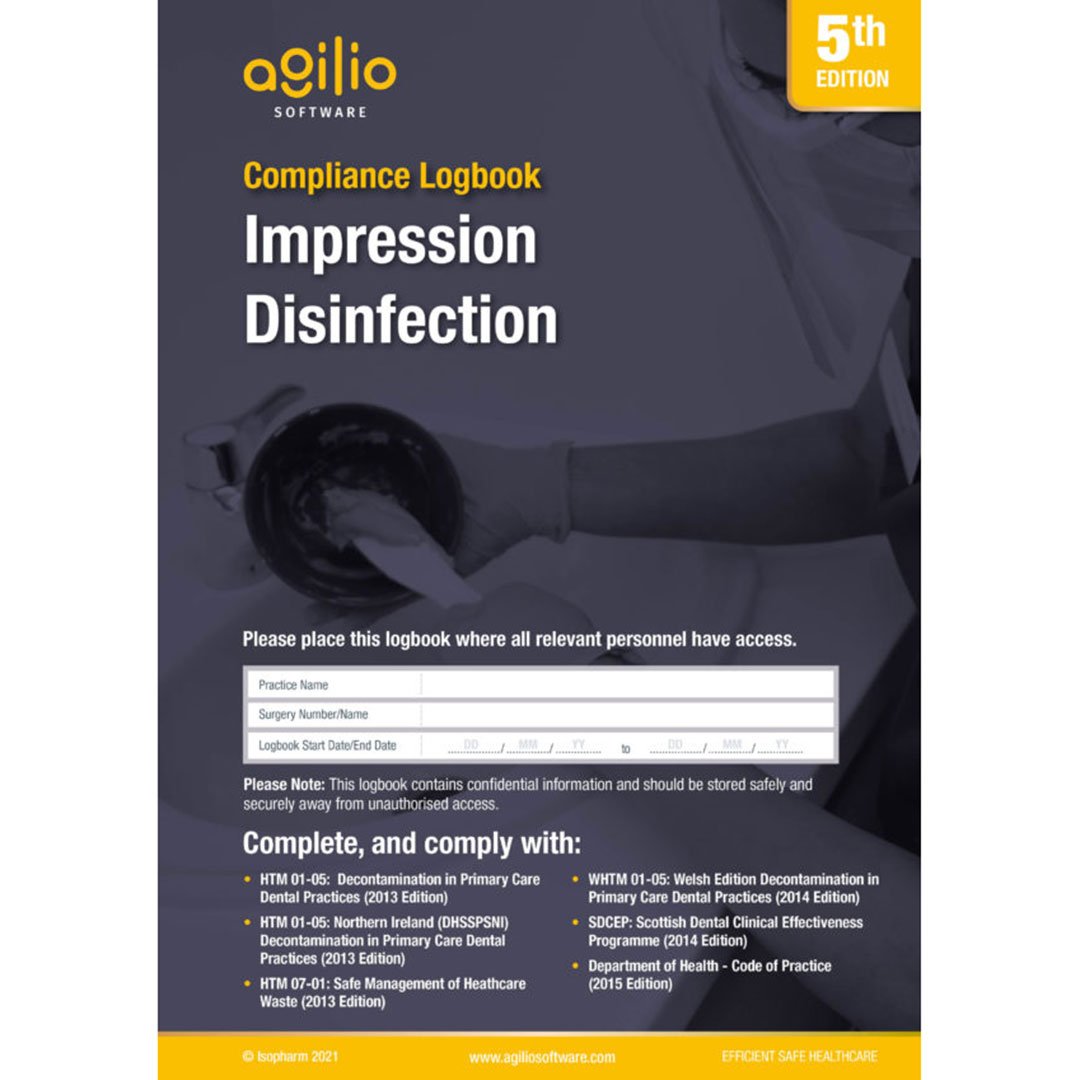 Impression Disinfection Compliance Logbook 