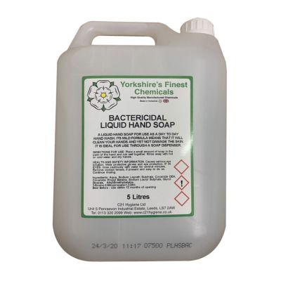Yorkshires Finest Antibacterial Liquid Hand Soap - 5 Litre