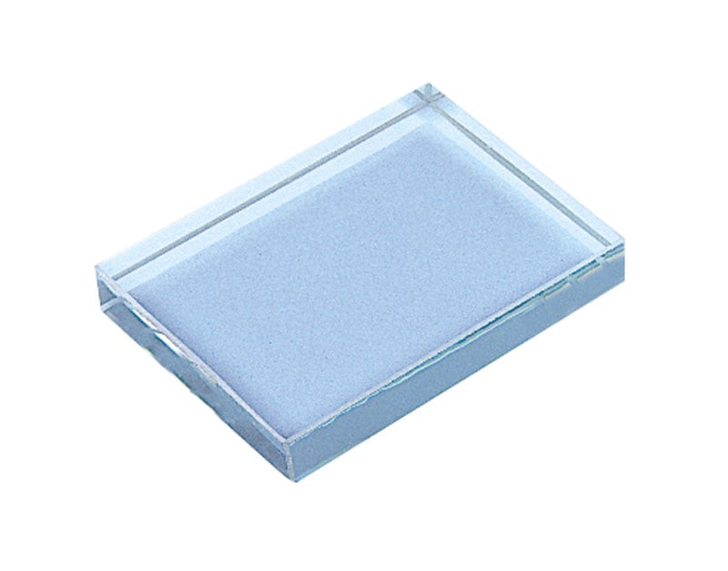 Glass Mixing Slabs 4 x 3 x 5/8" Plain 