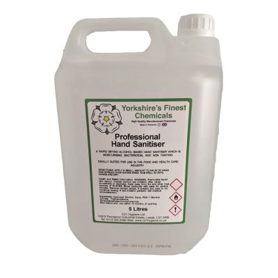 Yorkshire's Finest 5L Professional Hand Sanitiser